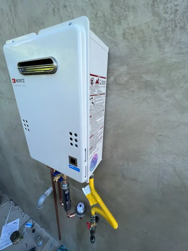 Tankless water heater installation for Southchase homes